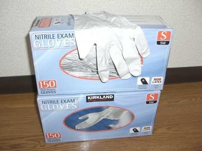 (名無し)さん[1]が投稿したカークランド ニトリル 手袋 NITRILE EXAM GLOVESの写真