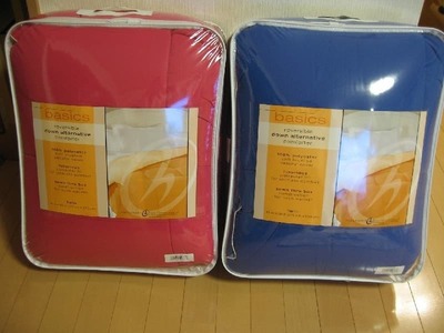 HOLLANDER リーバーシブルかけ布団 (reversible down alternative comforter)