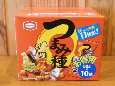 (名無し)さん[1]が投稿した亀田製菓 つまみ種 お徳用 50g×10袋の写真