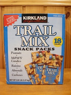 (名無し)さん[17]が投稿したカークランド TRAIL MIX SNACK PACKS トレイルミックス スナックパックの写真