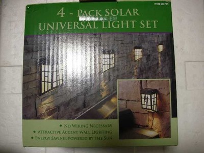 4個セット ソーラー ユニバーサル ライト セット (4-PACK SOLAR UNIVERSAL LIGHT SET)