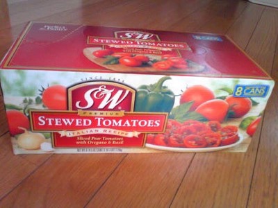 (名無し)さん[17]が投稿したS&W トマト缶 バジル&オレガノ風味  STEWED TOMATOの写真