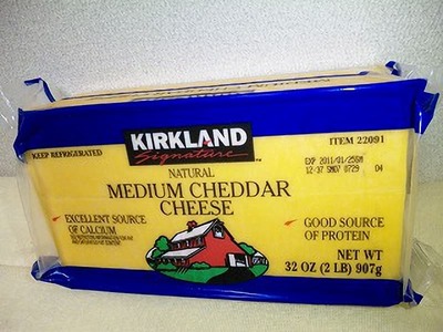 カークランド ミディアムチェダーチーズ