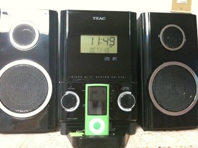 TEAC iPhone/iPod ドック付き CDプレーヤー CD-X70i