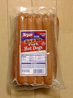 ブリアン ポーク ホットドッグ Bryan Pork Hot Dogs