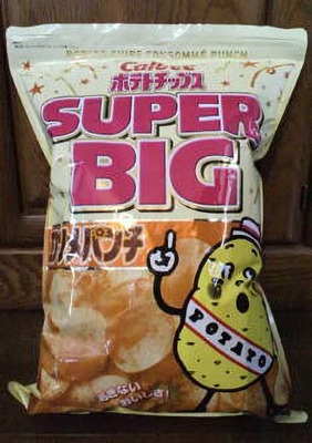 カルビー ポテトチップス SUPER BIG コンソメパンチ