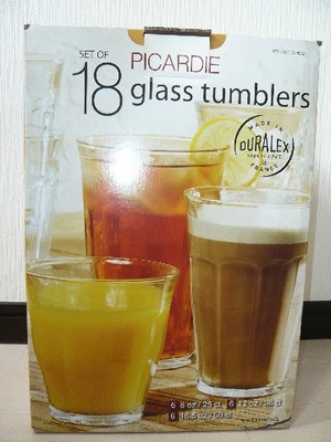 DURALEX 18 GLASS TUMBLERS