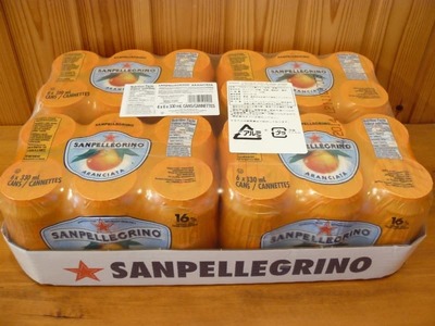 (名無し)さん[2]が投稿したサンペレグリノ オレンジ 330ml 16％果汁入り炭酸飲料の写真