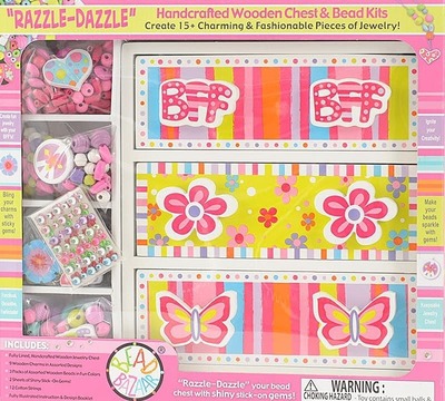 RAZZLE-DAZZLE ウッドチェスト＆ハンドクラフト ビーズキット