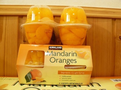 (名無し)さん[25]が投稿したカークランド マンダリンオレンジ みかん シラップづけ(ライト)の写真