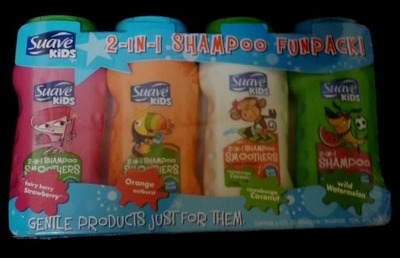 Suave Kids 2 in 1 Shampoo FUNPACK スアーブ キッズ 2in1 キッズシャンプー4本セット