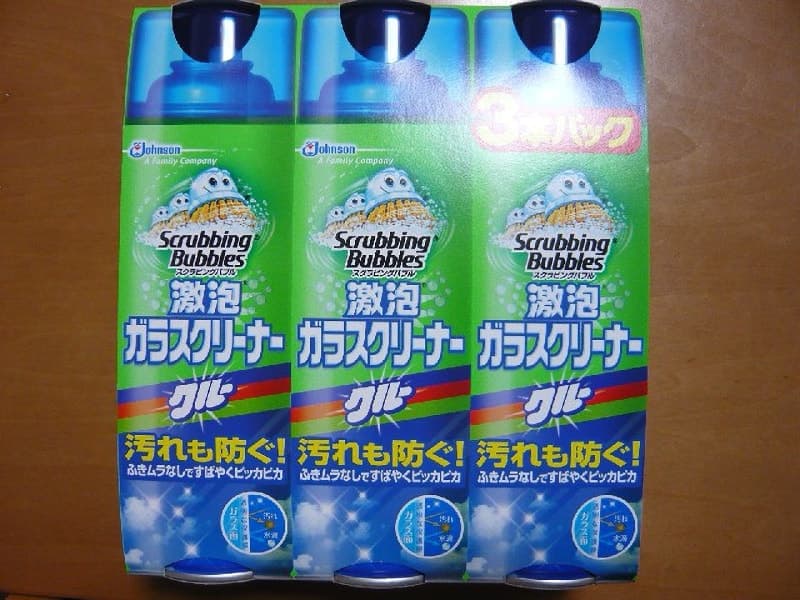 まとめ) ジョンソン スクラビングバブル ガラスクリーナー 本体 500ml