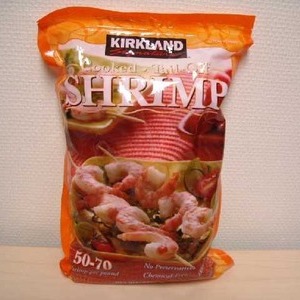 カークランド 調理済み 尾なし 冷凍エビ 50-70 (Cooked Tail-Off SHRIMP)