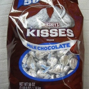 HERSHEY'S KISSES MILK CHOCOLATE 1.58kg