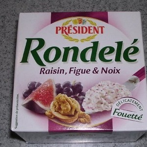 Rondele  PRESIDENT Raisin Figue＆Noix (いちじく&レーズン)