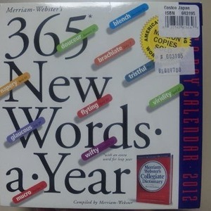 Merriam-Webster's カレンダー 365 New Words-a-Year 2012