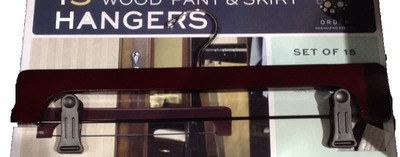 (名無し)さん[3]が投稿したパンツ&スカートハンガー 15WOOD PANT&SKIRT HANGERSの写真