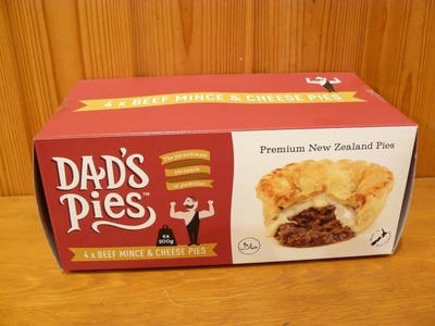 Dad's Pies ビーフミンチ&チーズパイ 4個入り