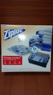 みさぽんさん[2]が投稿したジップロック(Ziploc) スペースバッグ  圧縮バッグ（衣類・布団用圧縮袋）の写真
