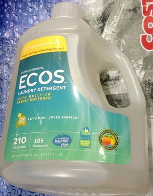 Earth Friendly Products ECOS 液体洗濯洗剤 柔軟剤入り Magnolia and Lily