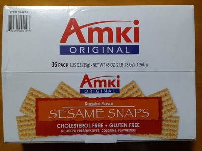 なおさん[4]が投稿したAmki ORIGINAL SESAME SNAPS セサミスナップスの写真