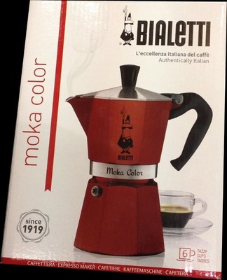 BIALETTI ビアレッティ モカ コーヒーメーカー 6カップ用 moca color