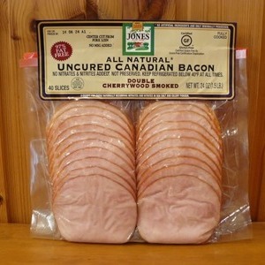 Jones Uncured Canadian Bacon ジョーンズ カナディアン ベーコン