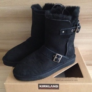 カークランド  レディース ショートバックル ブーツ (shearling buckle boot)