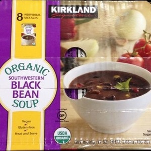 カークランド 有機黒インゲン豆スープ 8箱