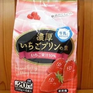 ポッカサッポロ 濃厚いちごプリンの素