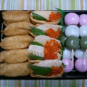 カークランド いなり寿司と三色団子