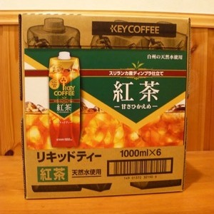 キーコーヒー リキッドティ 紅茶 天然水使用