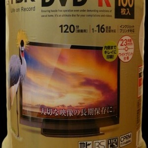 TDK DVD-R 録画用 100枚入り
