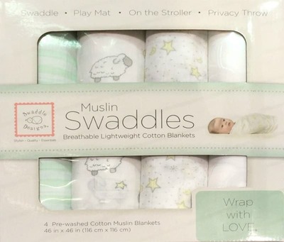 (名無し)さん[0]が投稿したSWADDLE DESIGNS おくるみセット 4枚組の写真