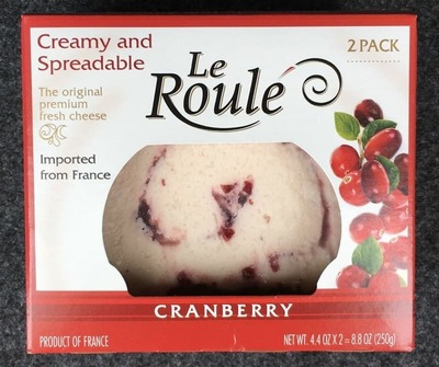 ル・ルレ クランベリー フレッシュチーズ Le Roule CRANBERRY