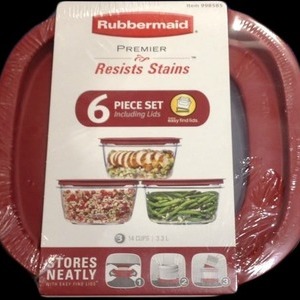 RUBBERMAID ラバーメイド プレミア 保存容器 ６個セット