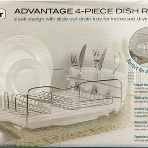 Polder トレイ付き ディッシュラック ADVANTAGE 4-PIECE DISH RACK