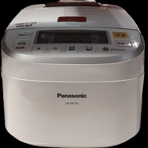 PANASONIC IH炊飯ジャーおどり炊き SR-PB105-W