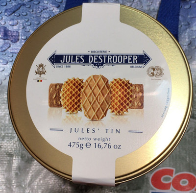 ジュールス・デストルーパー ベルギーアソートクッキー ゴールド缶