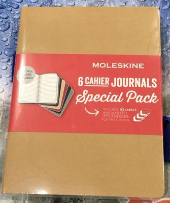 Moleskine モレスキン カイエ ジャーナル XL 横掛線ノート 6冊セット