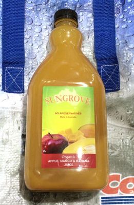 SUNGROVE オーガニック アップルマンゴーバナナ ジュース