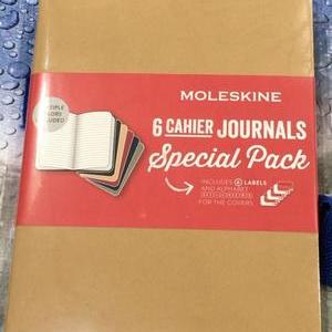 Moleskine モレスキン カイエ ジャーナル XL 横掛線ノート 6冊セット