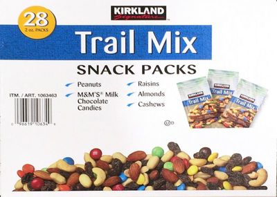 カークランド TRAIL MIX SNACK PACKS トレイルミックス スナックパック