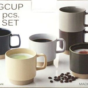 美濃焼 スタッキングマグカップ 6PCセット