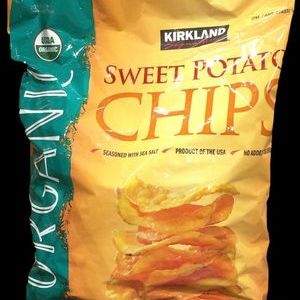 カークランド 有機スイートポテトチップス