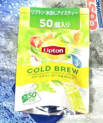 LIPTON リプトン コールドブリュー グリーンティー ピーチ&オレンジ