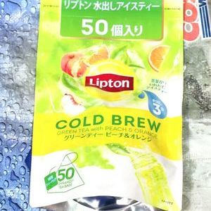 LIPTON リプトン コールドブリュー グリーンティー ピーチ&オレンジ