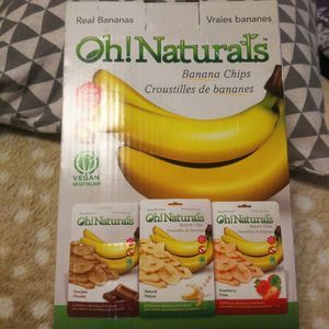 OH! NATURALS フレーバーバナナチップス アソート