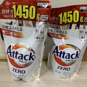 花王 ATTACK ZERO 濃縮液体洗濯洗剤/ドラム洗濯機用