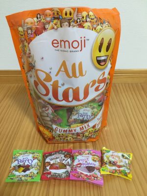 絵文字グミ emoji all stars gummy mix